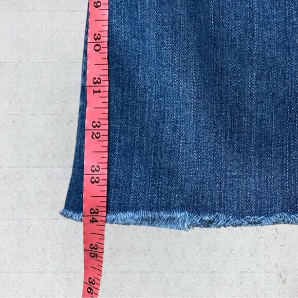 Hudson High Waist Jodi Flare Button Fly Raw Edge Hem Size 26 Retro Boho - Picture 13 of 13